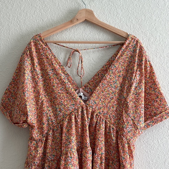 Petal & Pup floral fall multi color dress - Picture 2 of 9